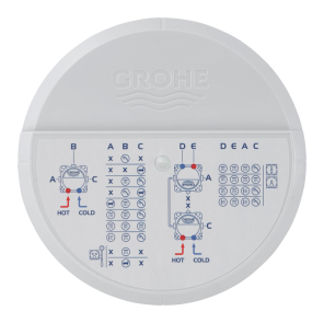 Набір для комплектації ванни та душа Grohe Grohtherm SmartControl з New Tempesta 250 (UA26415SC10) №9
