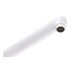 Смеситель для ванны Plamix Omega-140 Euro White (без шланга и воронки) (PM0648) №2