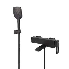 Змішувач для ванни з коротким виливом KOER KB-41009-05 (Колір чорний) (KR6018) №1
