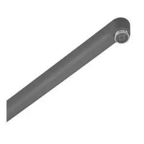 Смеситель для ванны Plamix Oscar-006 Euro SET Graphite (со шлангом, воронкой и кронш.) (Цвет графит) (PM6098) №2