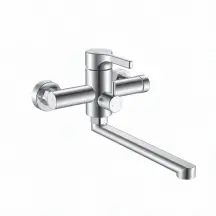 Змішувач для ванни Zerix Rex-006 (Euro) Chrome з нерж. сталі (Колір хром) (ZX6118)