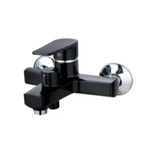 Змішувач для ванни Plamix Oscar-009 Euro Black (без шланга та лійки) (PM0642) №1