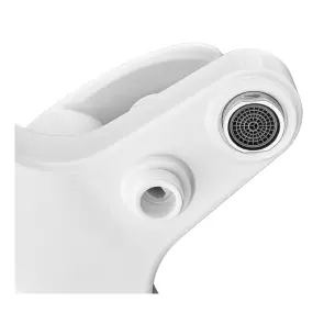 Смеситель для ванны Plamix Cezar-009 EURO White (без шланга, лейки и кронштейна) (PM0736) №4