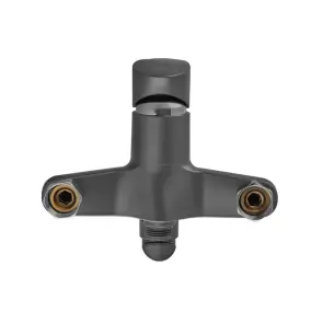 Змішувач для ванни Plamix CEZAR-006 EURO SET Graphite, зі шлангом, лійкою та кронштейном (PM0691) №4