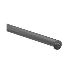 Змішувач для ванни Plamix CEZAR-006 EURO SET Graphite, зі шлангом, лійкою та кронштейном (PM0691) №6