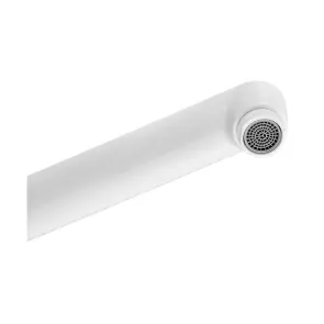Смеситель для ванны Plamix Lucas-006 EURO SET White со шлангом, воронкой и кронштейном (PM0709) №6