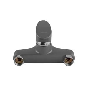 Смеситель для ванны Plamix CEZAR-009 EURO SET Graphite, со шлангом, воронкой и кронштейном (PM0694) №2