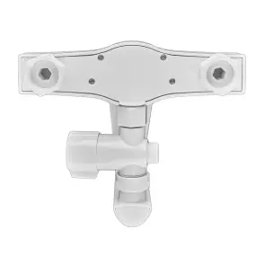 Смеситель для ванны PLAMIX OSCAR-006 SET WHITE (со шлангом, воронкой и кронштейном) (PM0703) №3