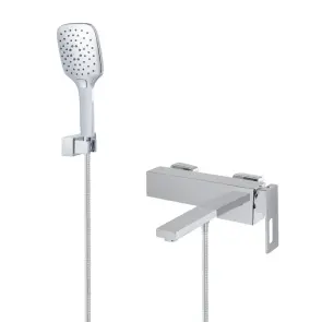 Змішувач для ванни з коротким виливом KOER KB-41009-01 (Колір хром) (KR6017) №1