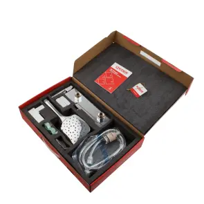Змішувач для ванни з коротким виливом KOER KB-41009-01 (Колір хром) (KR6017) №6