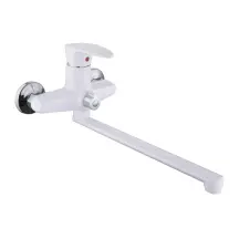 Смеситель для ванны Plamix Cezar-006 Euro White (без шланга, лейки и кронштейна) (PM0735)
