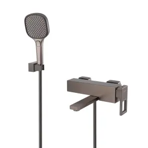 Смеситель для ванны с коротким изливом KOER KB-41009-07 (Цвет графит) (KR5986) №1
