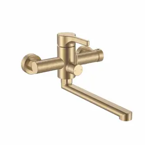 Змішувач для ванни Zerix Rex-006 (Euro) Brushed Gold з нерж. сталі (Колір матове золото) (ZX6119) №1