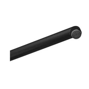 Змішувач для ванни Plamix CEZAR-006 EURO SET Matte black, зі шлангом, лійкою та кронштейном (PM0690) №3