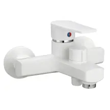 Смеситель для ванны Plamix Leo-009 Euro White (без шланга и воронки) (PM0633)