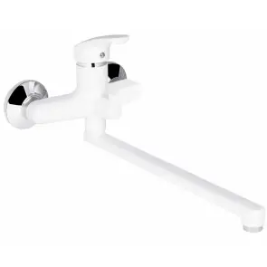Смеситель для ванны Plamix Afina-006 EURO White (без шланга и воронки) (PM0687) №1