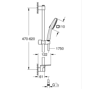 Набiр змiшувачiв Grohe Eurosmart 4 в 1 для ванни та кухні (UA123248M3) №6