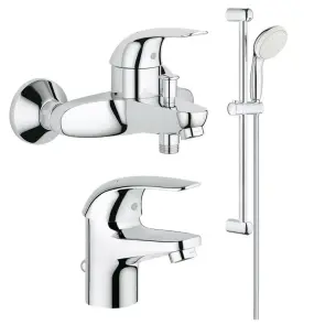 Набір змішувачів Grohe Euroeco для ванної (123226S) №1