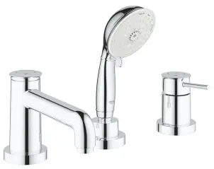 Змішувач на борт ванни на 3 отвори Grohe BauClassic (2511800A) №1