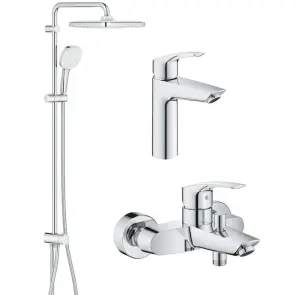 Набор смесителей 3 в 1 для ванны Grohe Eurosmart (UA123246R1) №1
