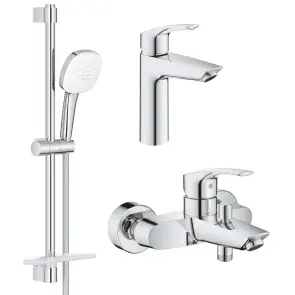 Набiр змiшувачiв 3 в 1 для ванни Grohe Eurosmart (UA123246M3) №1