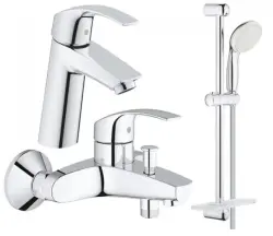 Набір змішувачів Grohe Eurosmart M-Size для ванної кімнати (123246M) в магазині TVOE