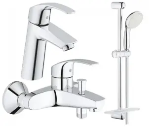 Набір змішувачів Grohe Eurosmart M-Size для ванної кімнати (123246M) №1
