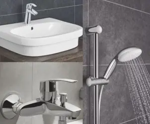 Набір змішувачів Grohe Eurosmart M-Size для ванної кімнати (123246M) №4