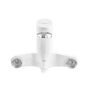 Смеситель для ванны Plamix Cezar-006 EURO SET White (со шлангом, воронкой и кронштейном) (PM0666) №5