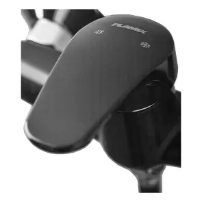 Смеситель для душа Plamix Afina-003 SET Black (со шлангом, воронкой и кронштейном) (PM0646) №3
