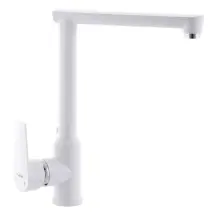 Смеситель для кухни Plamix Mario-017 White (без подводки) (PM0557)