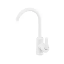 Смеситель для кухни Plamix Diego-011 White (без подвода) (PM0657)