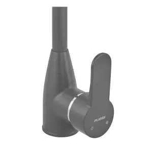Смеситель для кухни Plamix Mario-011 Graphite (без подвода) (Цвет графит) (PM6099) №3