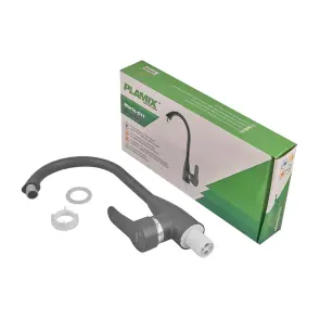 Смеситель для кухни Plamix Mario-011 Graphite (без подвода) (Цвет графит) (PM6099) №5