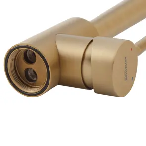 Смеситель для кухни Mixxus SUS-011 Brushed Gold из нерж.стали SUS304 (Цвет матовое золото) (MI8435) №3