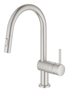 Сенсорний змішувач для кухні з висувним виливом Grohe Minta Touch (31358DC2) №4