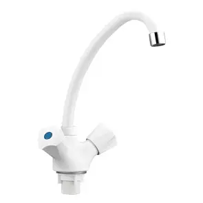 Смеситель для кухни PLAMIX Omega-271 White (с подводкой) (PM0610) №1
