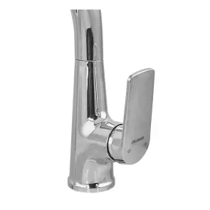 Смеситель для кухни Plamix Lucas-017 SET CHROME REFL.Grey с подводом (PM0715) №6