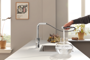 Змішувач для кухні для подачі технічної і фільтрованої води Grohe Blue Pure Minta (30590000) №3