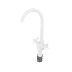 Смеситель для кухни Plamix Pablo-275 White (без подвода) (PM0669) №3