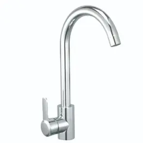 Змішувач для кухні Zerix Eza-011 Chrome з нерж. сталі (колір хром) (ZX6139) №1