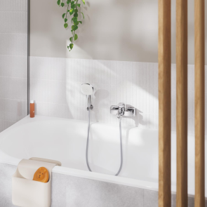 Одноважільний змішувач для ванни Grohe Cubeo (1018140000) №5