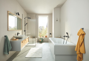 Душова система з термостатом для настінного монтажу Grohe Tempesta System 250 Cube (266892431) №7