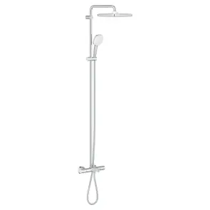 Душова система настінного монтажу з термостатом для ванни Grohe Tempesta System 250 Cube (26691001) №1
