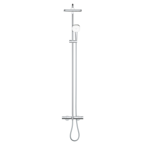 Душова система настінного монтажу з термостатом для ванни Grohe Tempesta System 250 Cube (26691001) №2