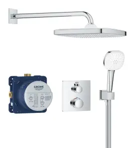 Душевая система скрытого монтажа с термостатом Grohe Grohtherm (34871000) №1