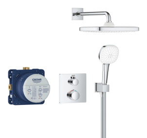 Душевая система скрытого монтажа с термостатом Grohe Grohtherm (34871000) №4