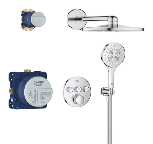Душова система прихованого монтажу з термостатом Grohe Grohtherm SmartControl (34863000) №3
