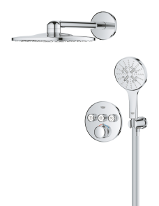 Душова система прихованого монтажу з термостатом Grohe Grohtherm SmartControl (34863000) №4