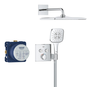 Душова система прихованого монтажу з термостатом Grohe Grohtherm SmartControl (34865000) №4